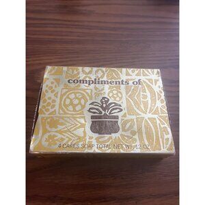Box of four cake soaps 12 ounces